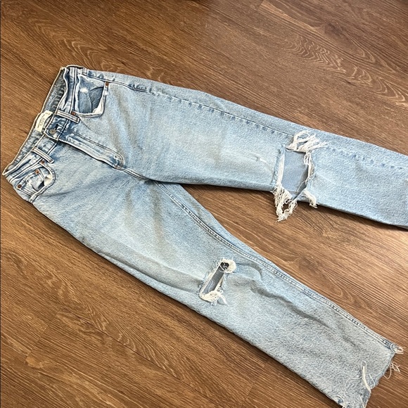 Abercrombie & Fitch Denim - Abercrombie & Fitch The 90s Straight Ultra High Rise